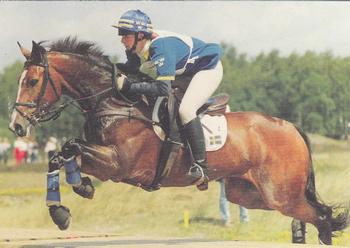 1995 Collect-A-Card Equestrian #164 Anna Hermann / Micro Macro Front